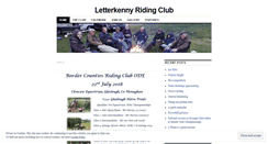 Desktop Screenshot of letterkennyridingclub.com