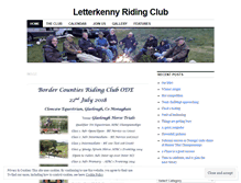 Tablet Screenshot of letterkennyridingclub.com
